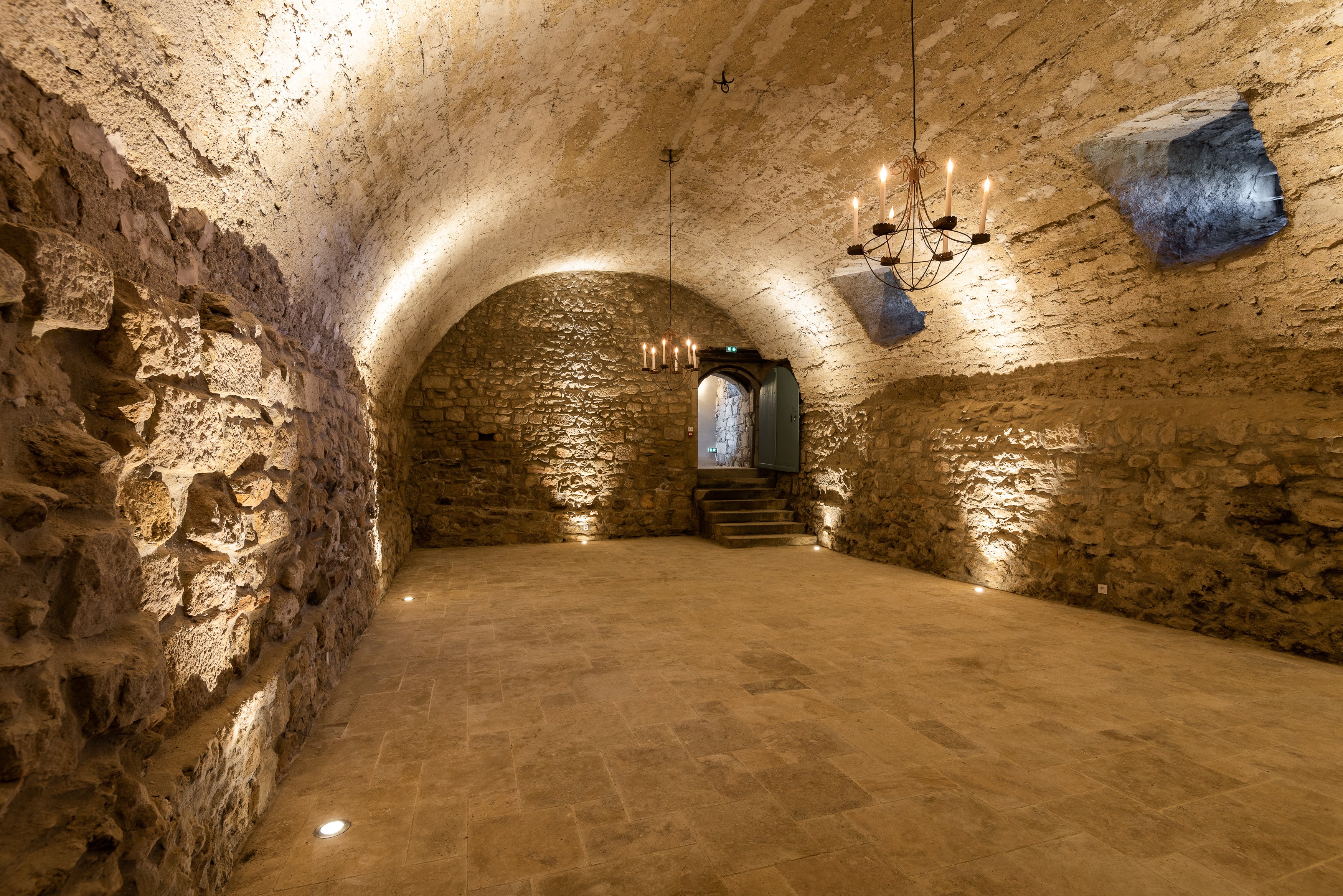 Château de Villerambert - concert extérieur nuit