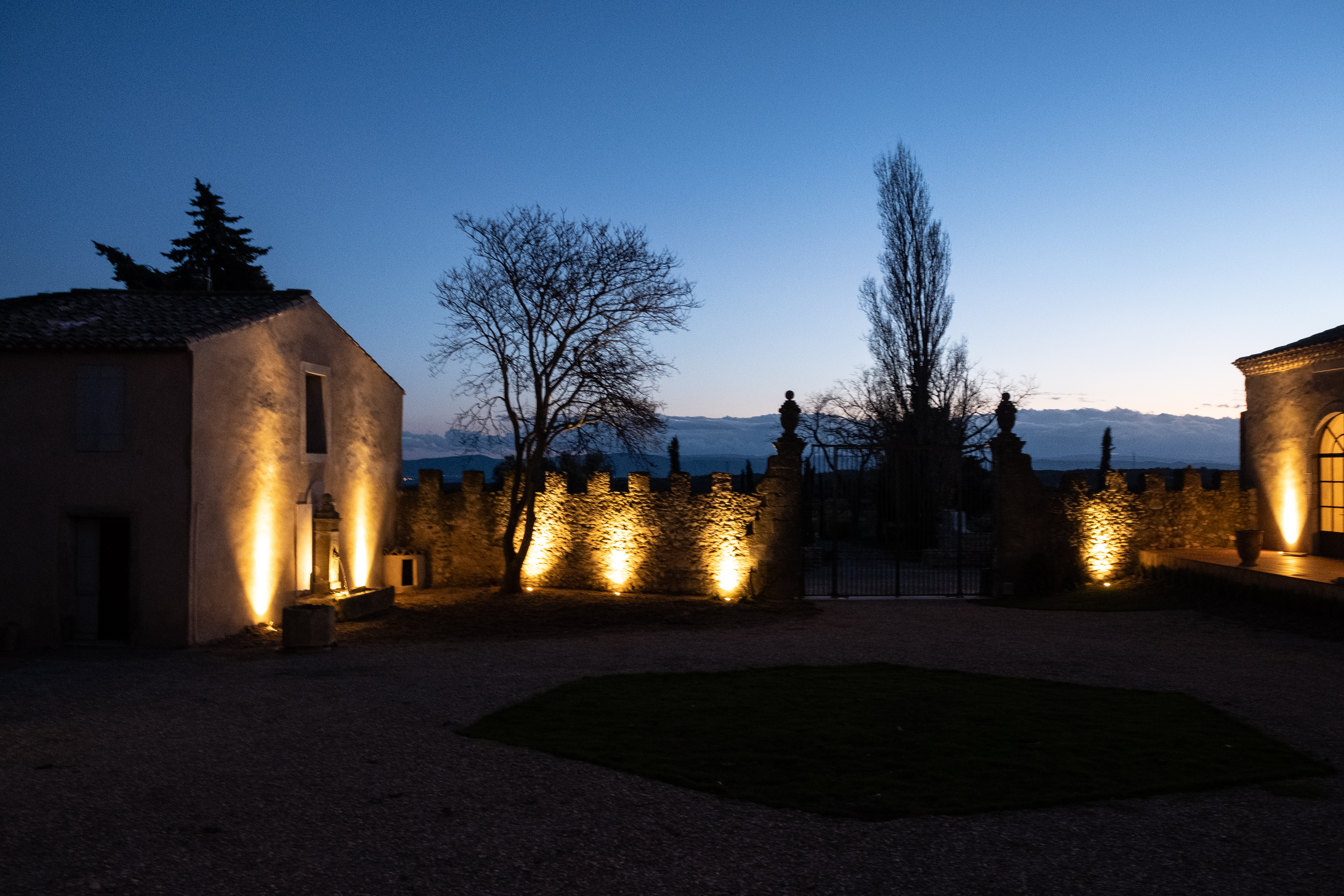 Château de Villerambert - concerts extérieur nuit